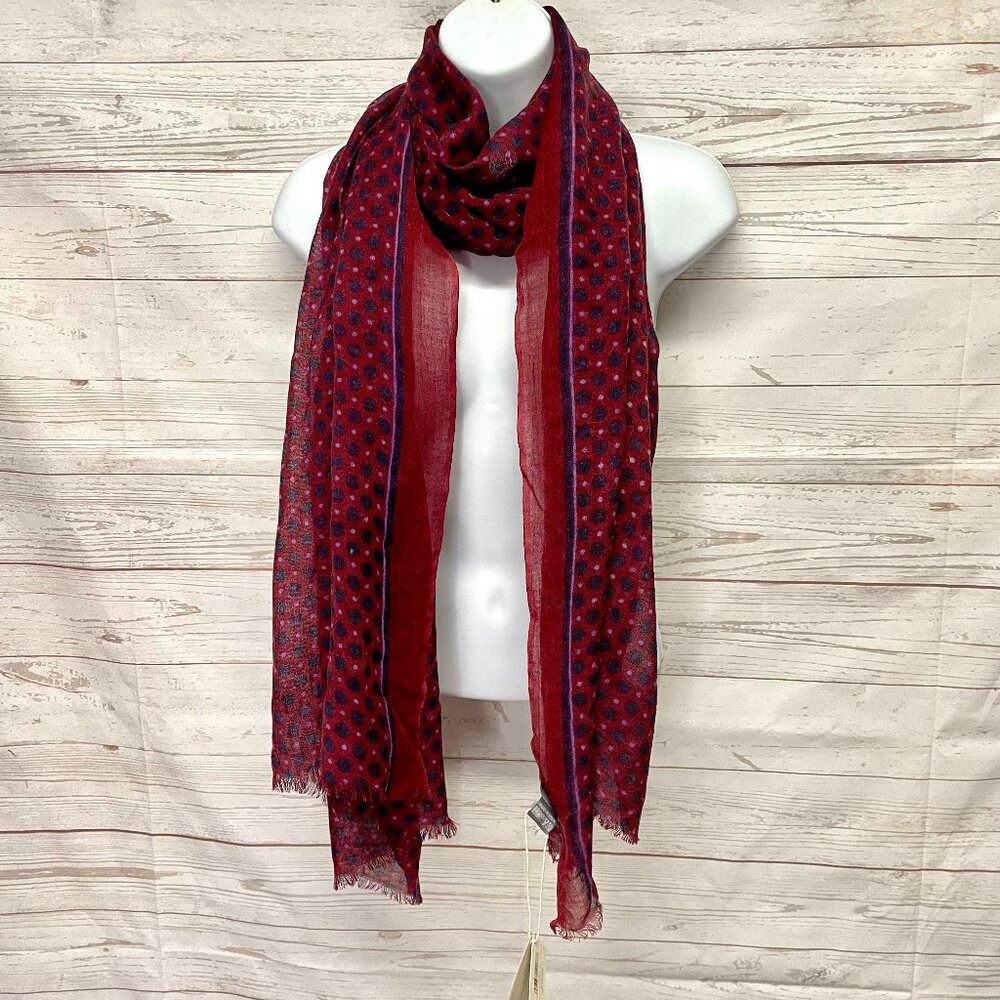 Threads Napa Valley Wool Athena Crimson Scarf
